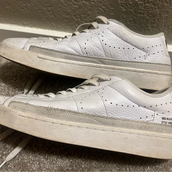 Men's Nike Blazer Low X White Lace-Up Sneakers Size 9 DA2045-100 - Picture 4 of 11